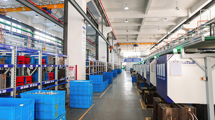 SELHOT injection molding workshop for ABS and PC electrical enclosures