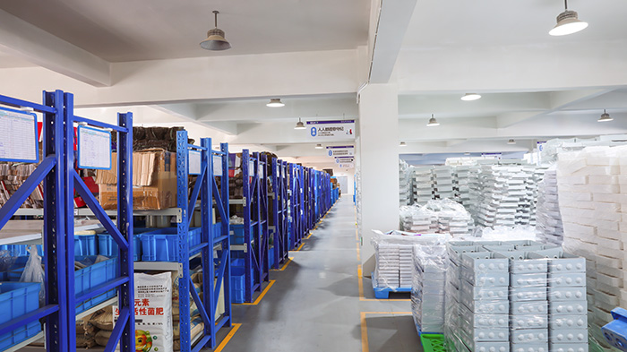 SELHOT finished goods warehouse and storage area