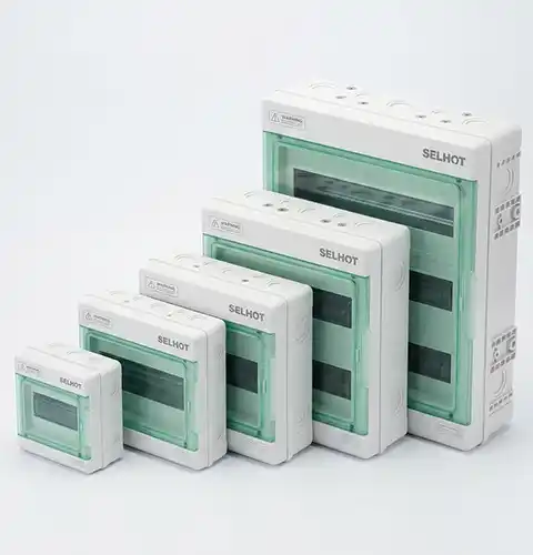SELHOT SHK hinged junction box size range from 100x100 to 630x830 mm
