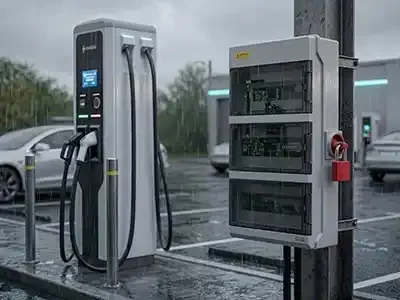 SELHOT SHPN outdoor EV charging pile power distribution application