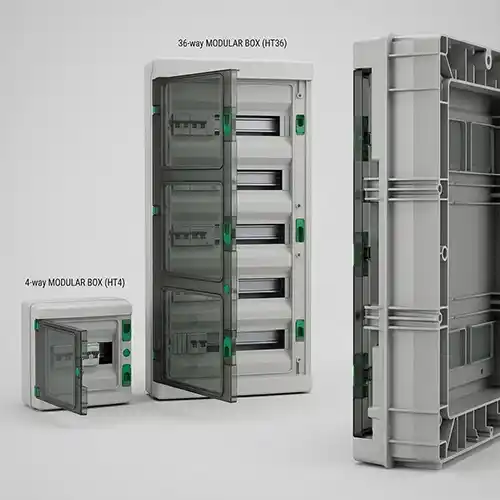 SELHOT custom size options — modular distribution boards and junction enclosures