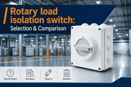 Rotary load isolation switch illustration
