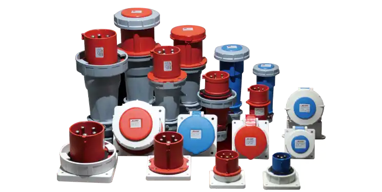 IEC 60309 industrial plugs and sockets 16A-125A - SELHOT