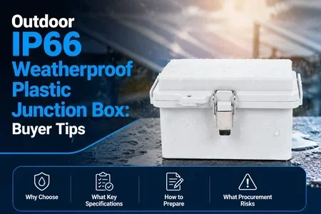 Outdoor IP66 Weatherproof Plastic Junction Box illustration