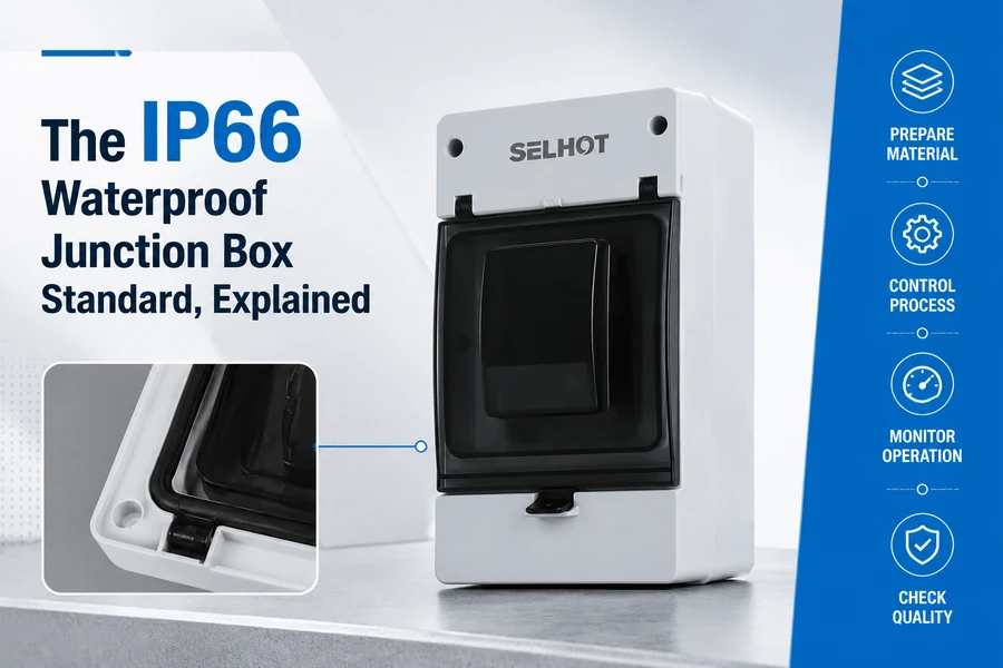 ip66 waterproof junction box promotional poster for The IP66 Waterproof Junction Box Standard, Explained